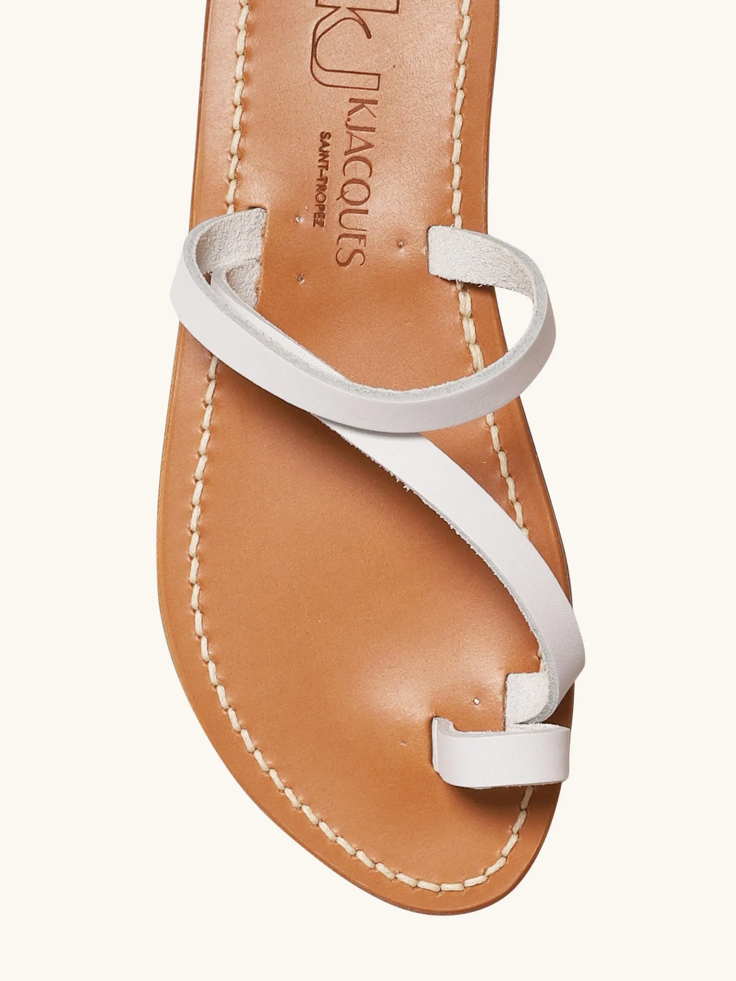 Actium Sandal in Blanc