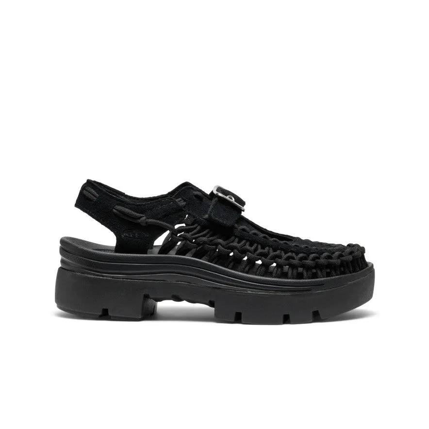 All Gender UNEEK PLT Mary Jane Sneaker  |  Black/Black KEEN