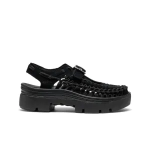 All Gender UNEEK PLT Mary Jane Sneaker  |  Black/Black KEEN