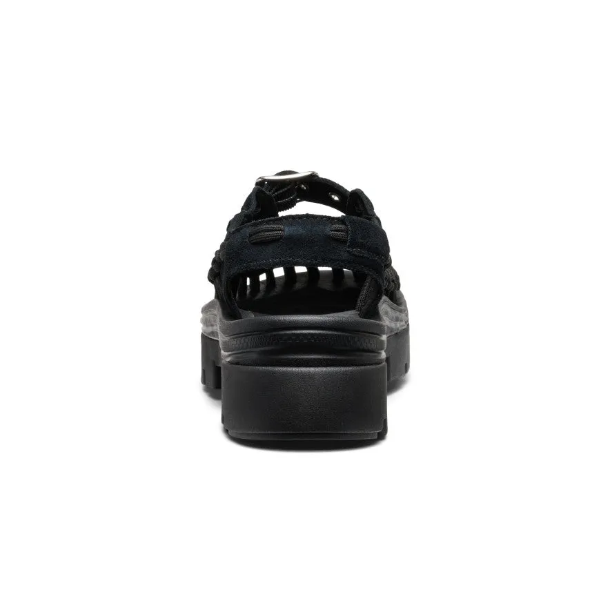 All Gender UNEEK PLT Mary Jane Sneaker  |  Black/Black KEEN
