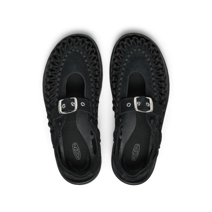 All Gender UNEEK PLT Mary Jane Sneaker  |  Black/Black KEEN