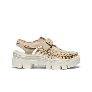 All Gender UNEEK PLT Mary Jane Sneaker  |  Safari/Star White KEEN