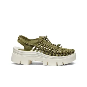 All Gender UNEEK PLT Sneaker  |  Martini Olive/Star White KEEN