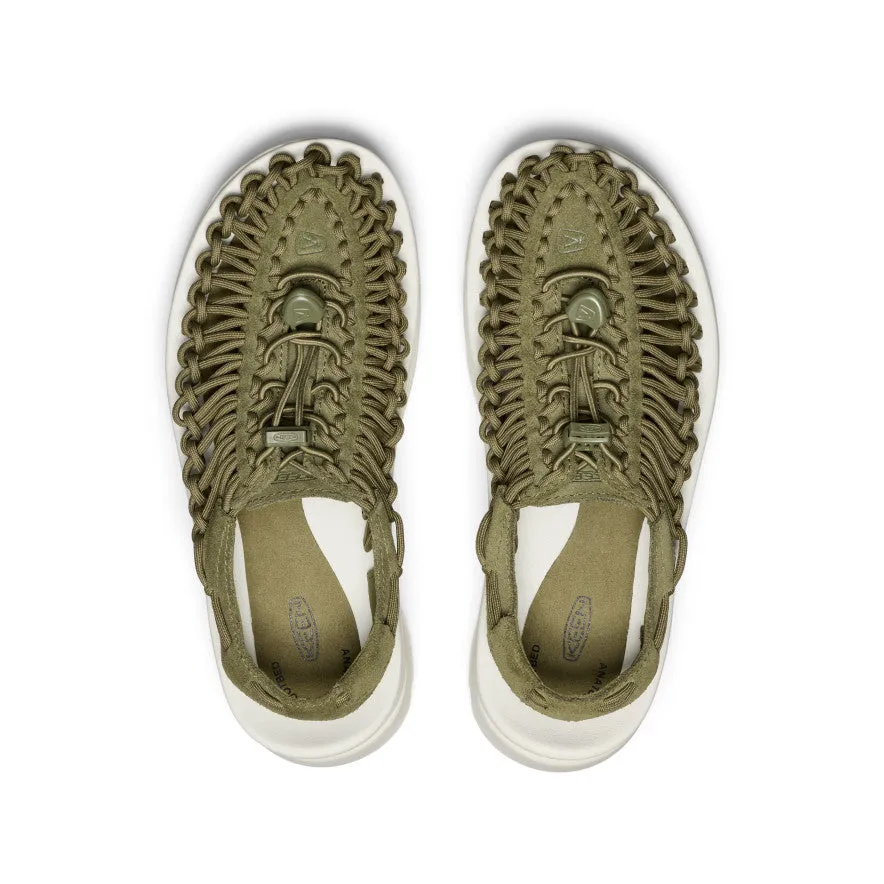 All Gender UNEEK PLT Sneaker  |  Martini Olive/Star White KEEN