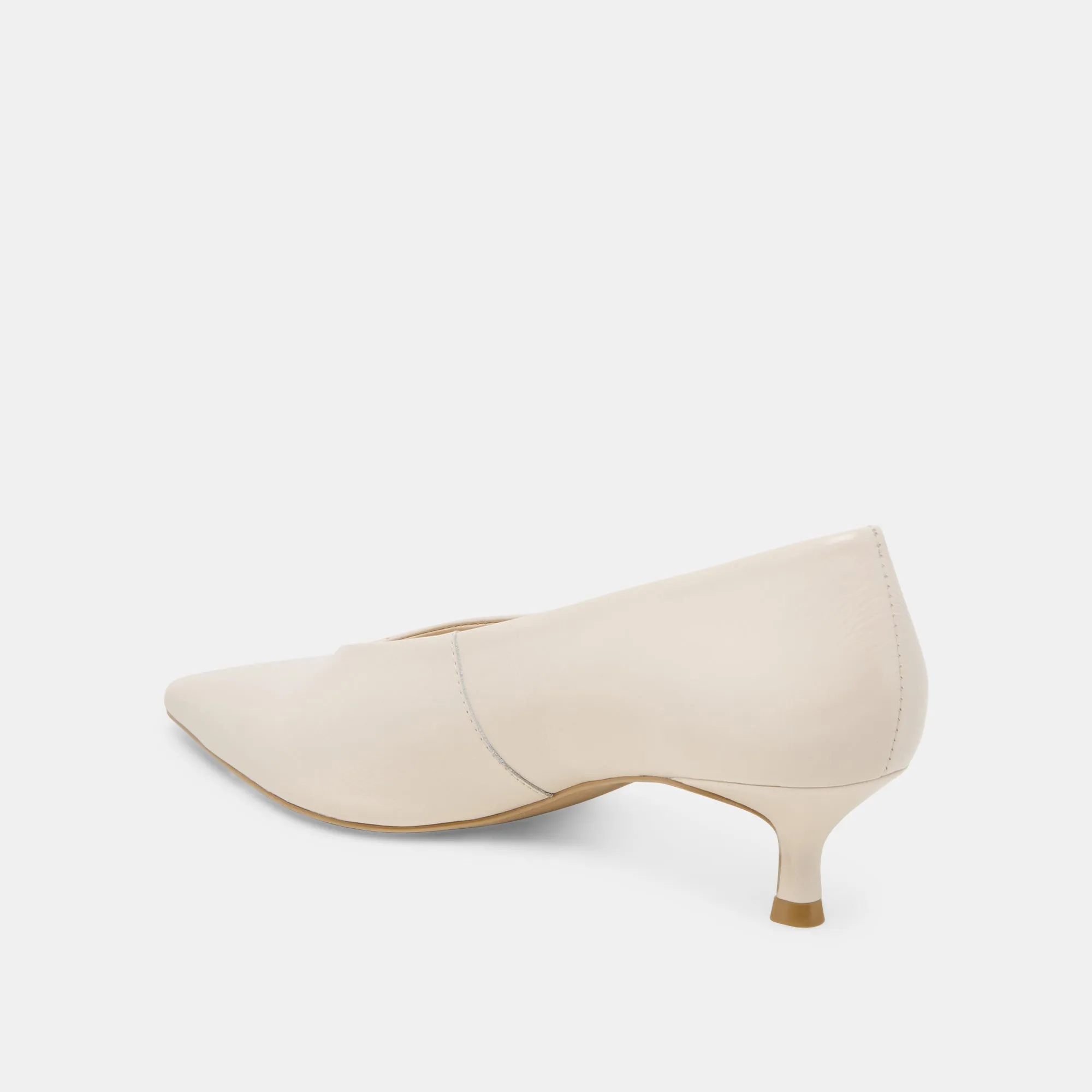 ALWYN HEELS BONE CRINKLE PATENT Dolce Vita