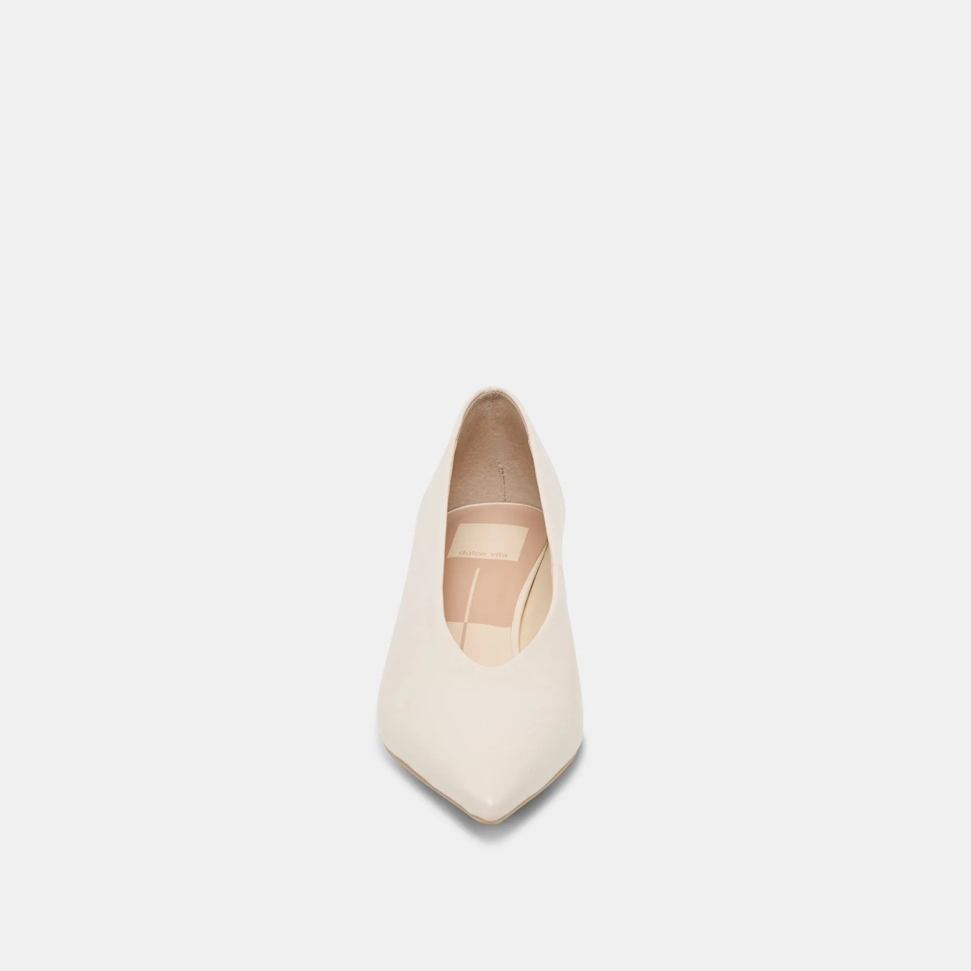 ALWYN HEELS BONE CRINKLE PATENT Dolce Vita