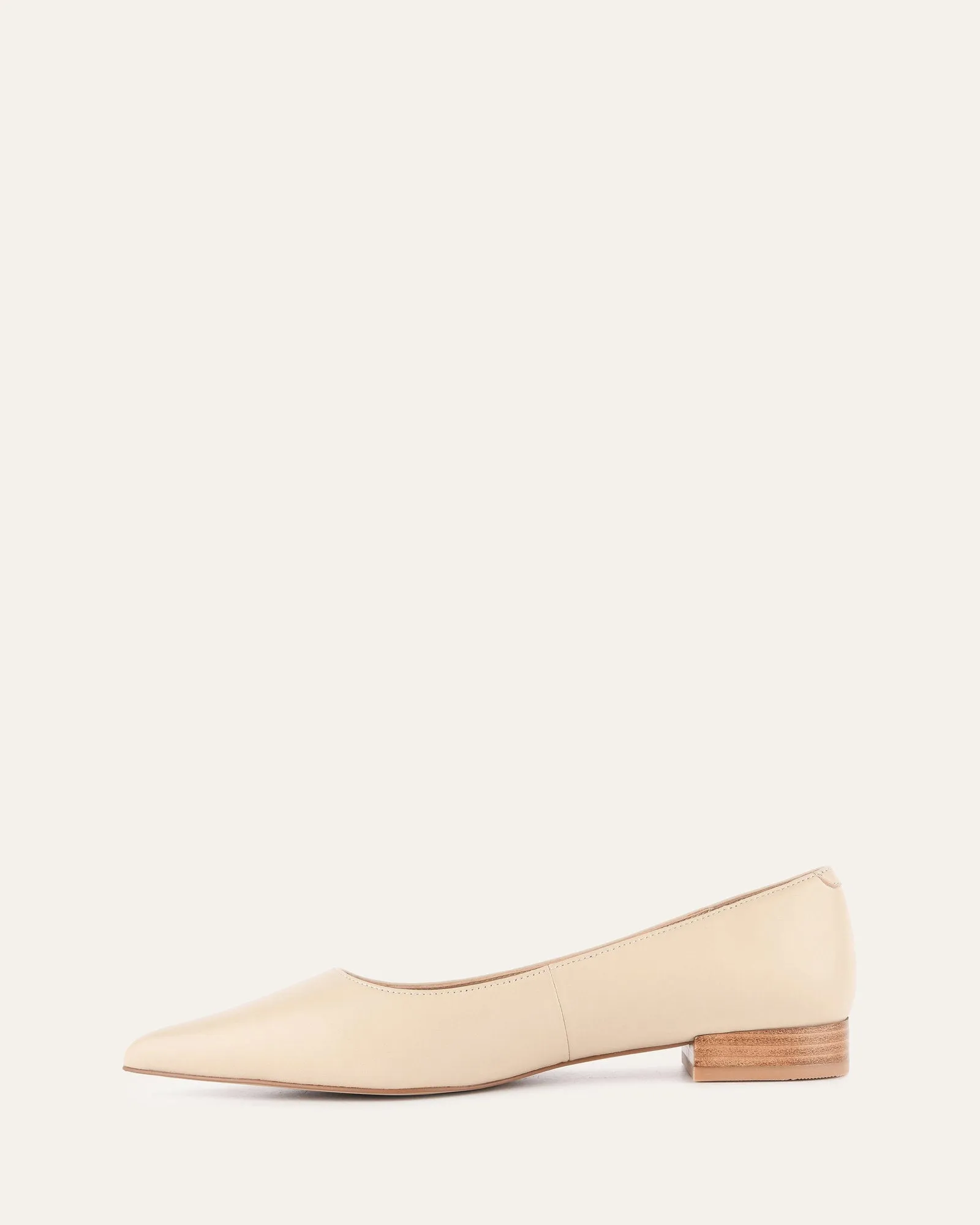 ANITA DRESS FLAT SAND LEATHER Jo Mercer