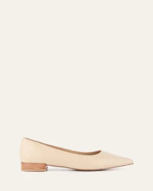 ANITA DRESS FLAT SAND LEATHER Jo Mercer