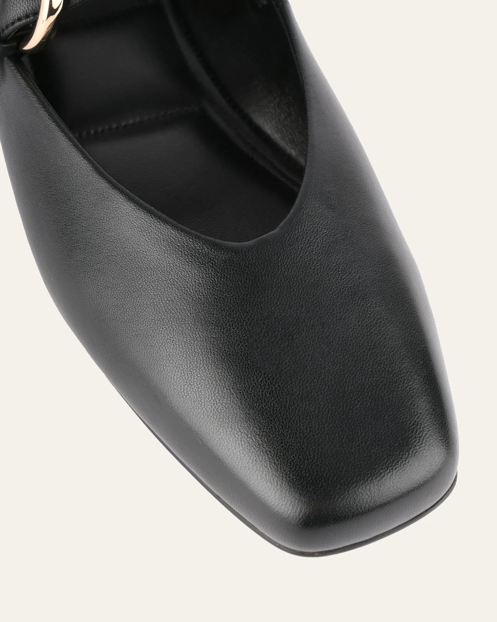 ANNABELLE CASUAL FLATS BLACK LEATHER Jo Mercer
