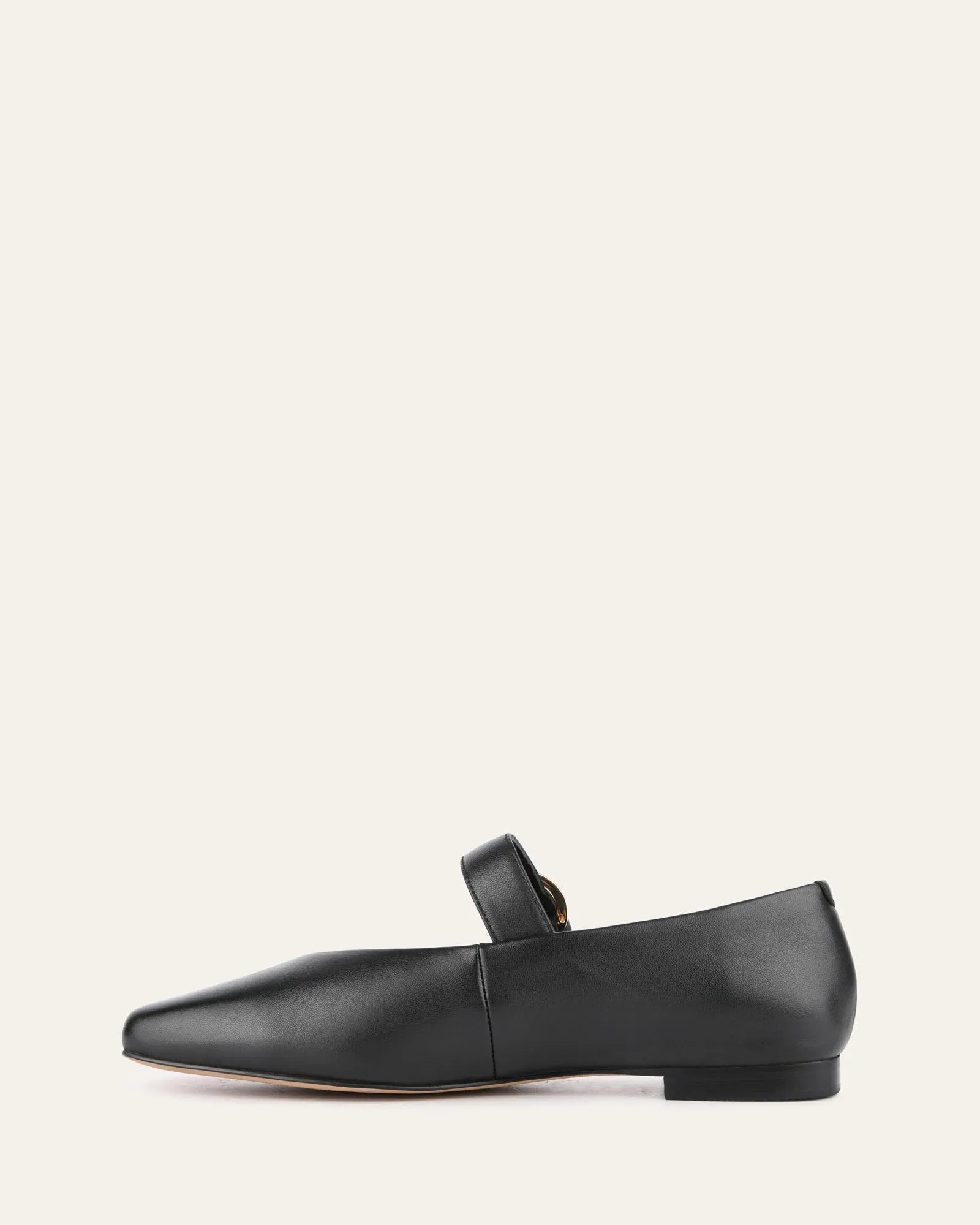 ANNABELLE CASUAL FLATS BLACK LEATHER Jo Mercer