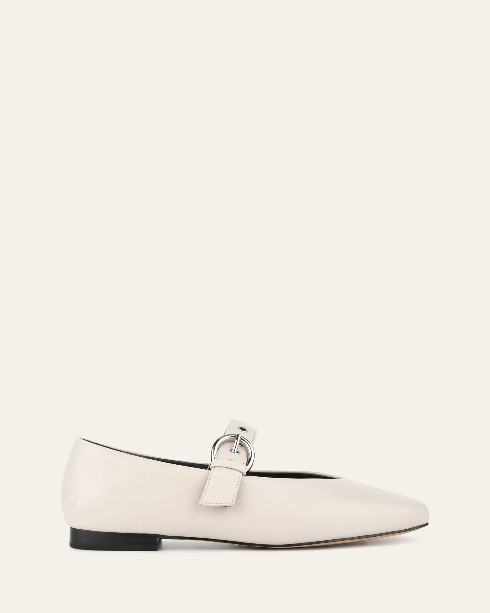 ANNABELLE CASUAL FLATS BONE LEATHER Jo Mercer