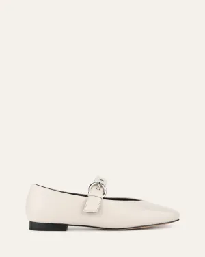 ANNABELLE CASUAL FLATS BONE LEATHER Jo Mercer