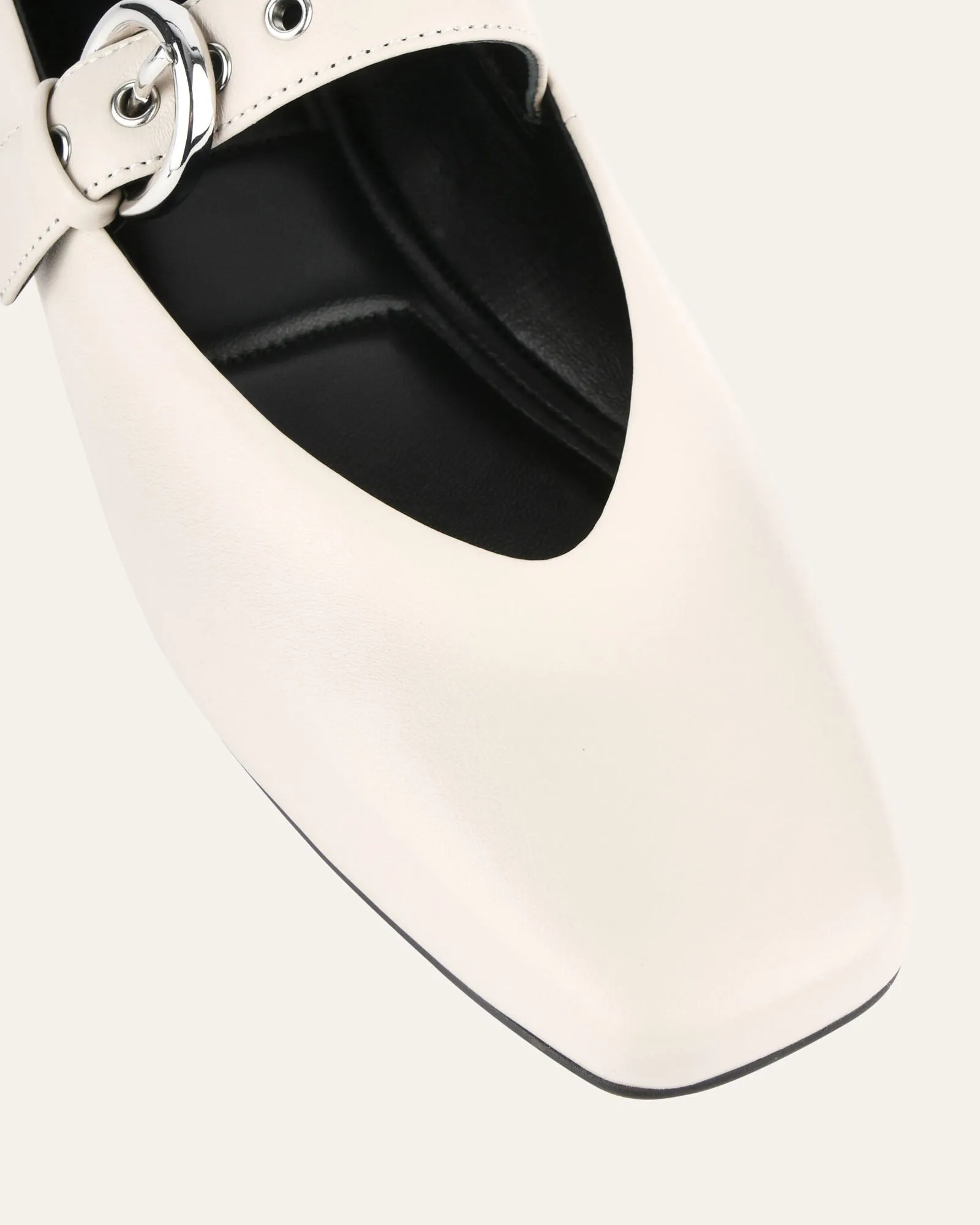 ANNABELLE CASUAL FLATS BONE LEATHER Jo Mercer