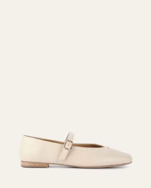APRIL CASUAL FLATS SAND LEATHER Jo Mercer