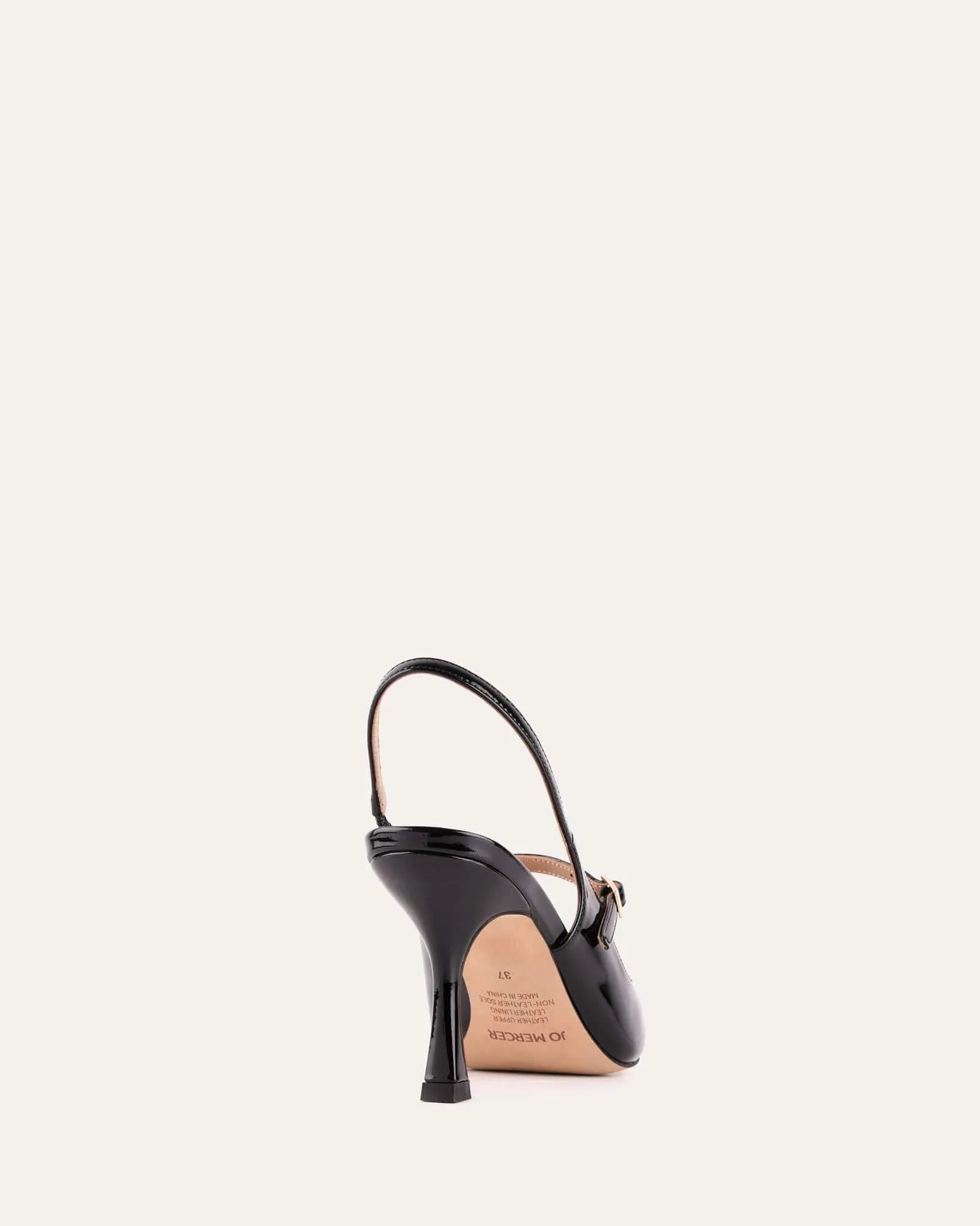 ARCHER HIGH HEELS BLACK PATENT Jo Mercer