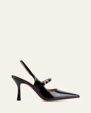 ARCHER HIGH HEELS BLACK PATENT Jo Mercer