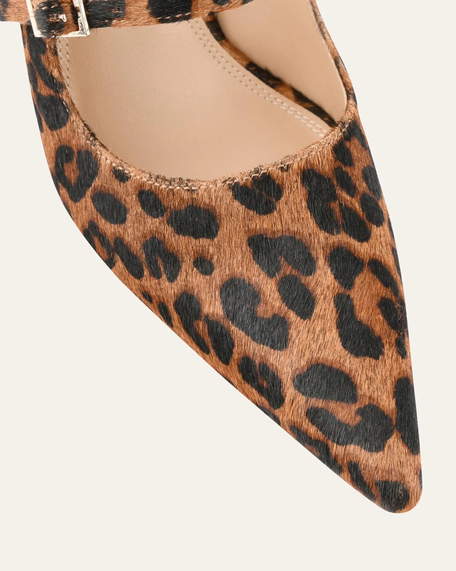 ARCHER HIGH HEELS LEOPARD PRINT LEATHER Jo Mercer