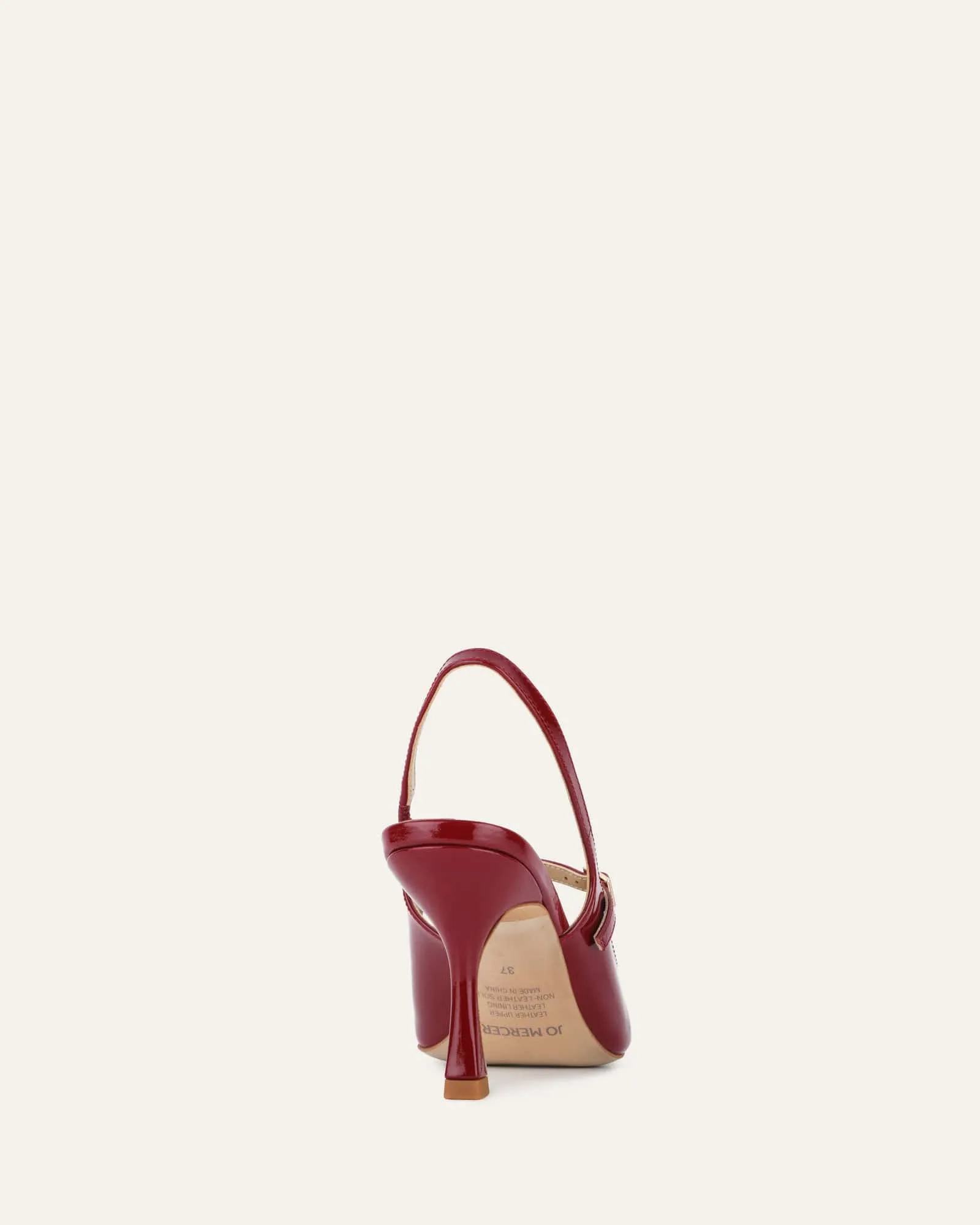 ARCHER HIGH HEELS RUBY RED PATENT Jo Mercer