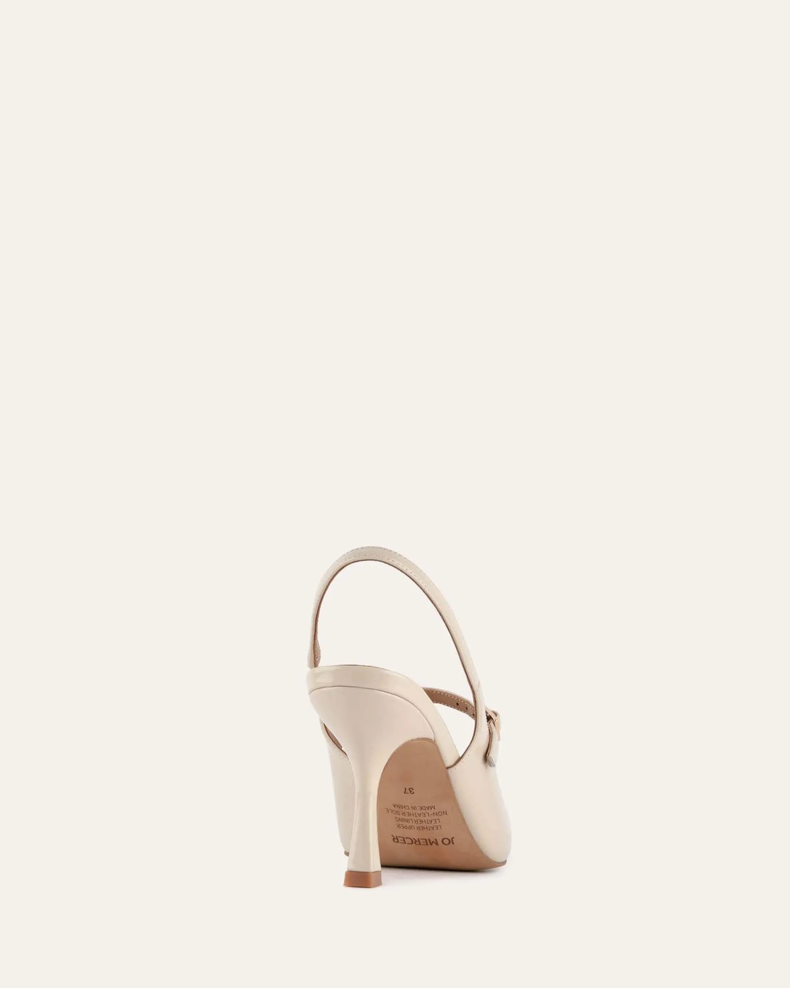 ARCHER HIGH HEELS SAND PATENT Jo Mercer