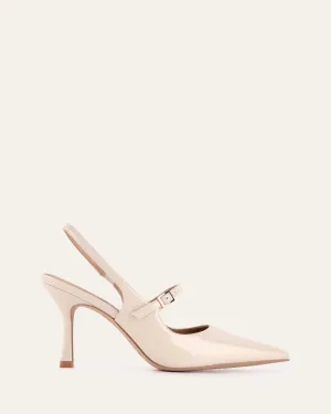 ARCHER HIGH HEELS SAND PATENT Jo Mercer