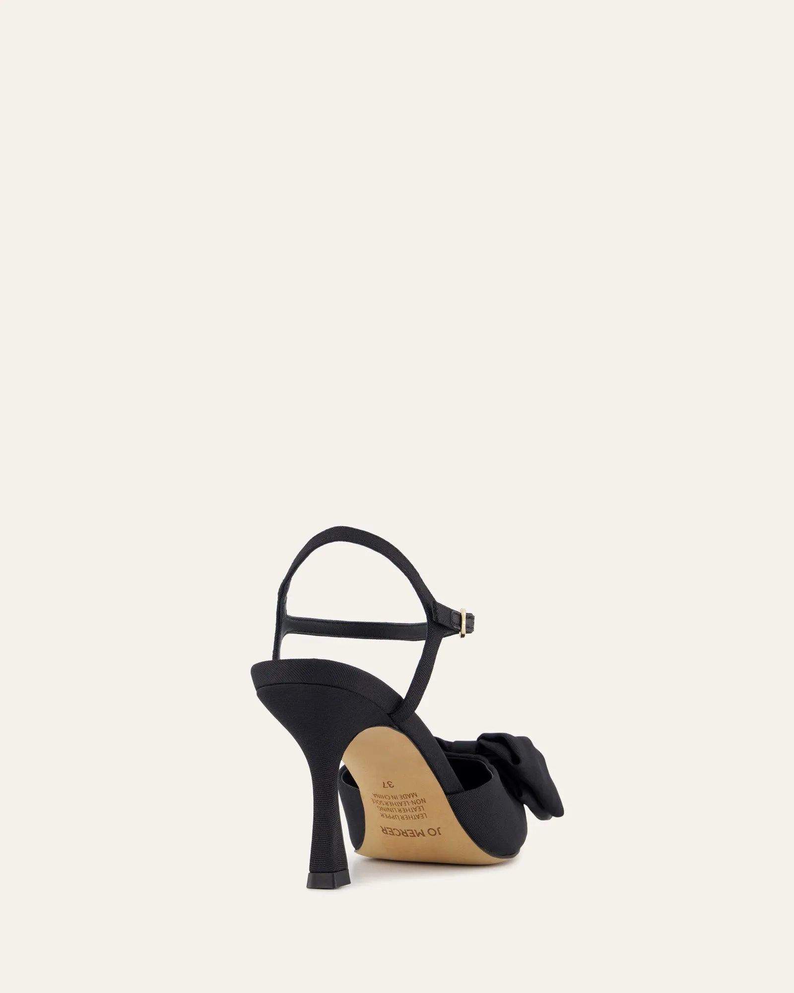 ARIELLE HIGH HEELS BLACK TEXTILE Jo Mercer