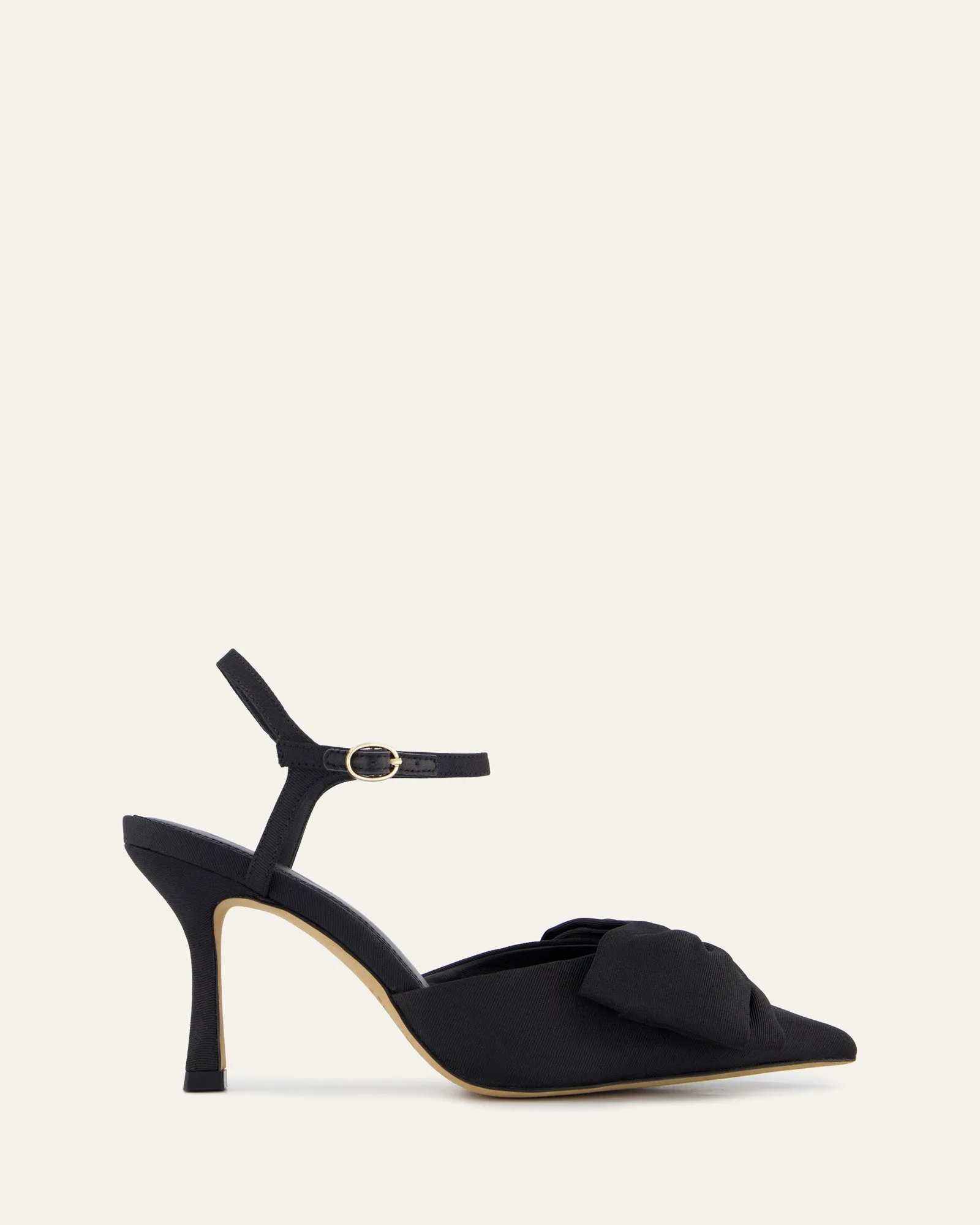ARIELLE HIGH HEELS BLACK TEXTILE Jo Mercer