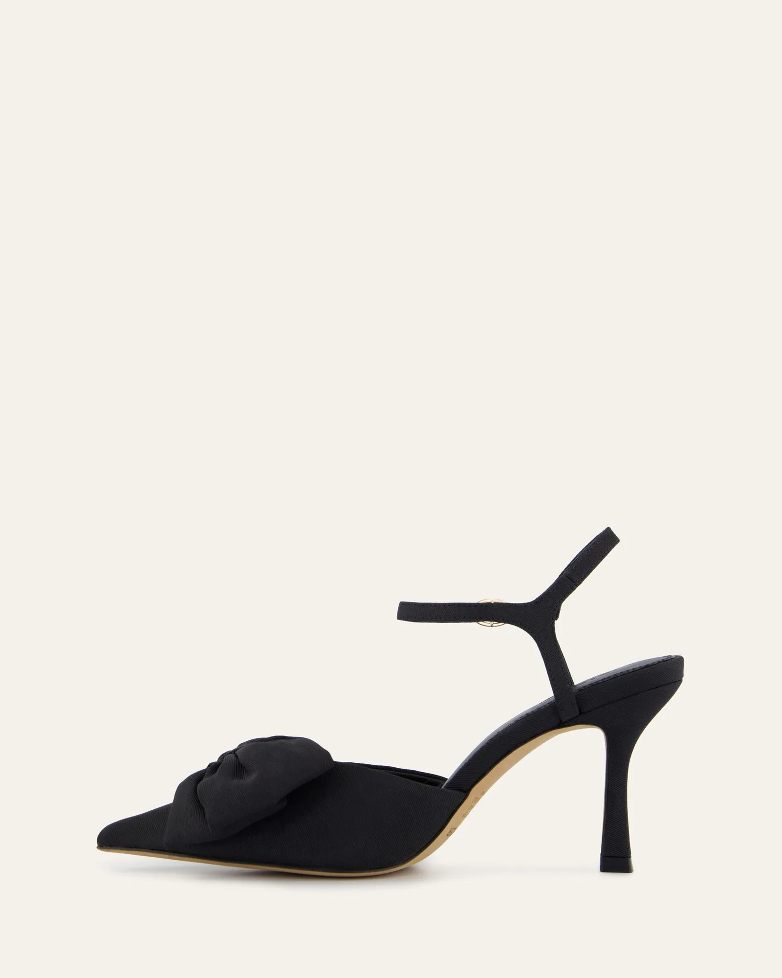 ARIELLE HIGH HEELS BLACK TEXTILE Jo Mercer