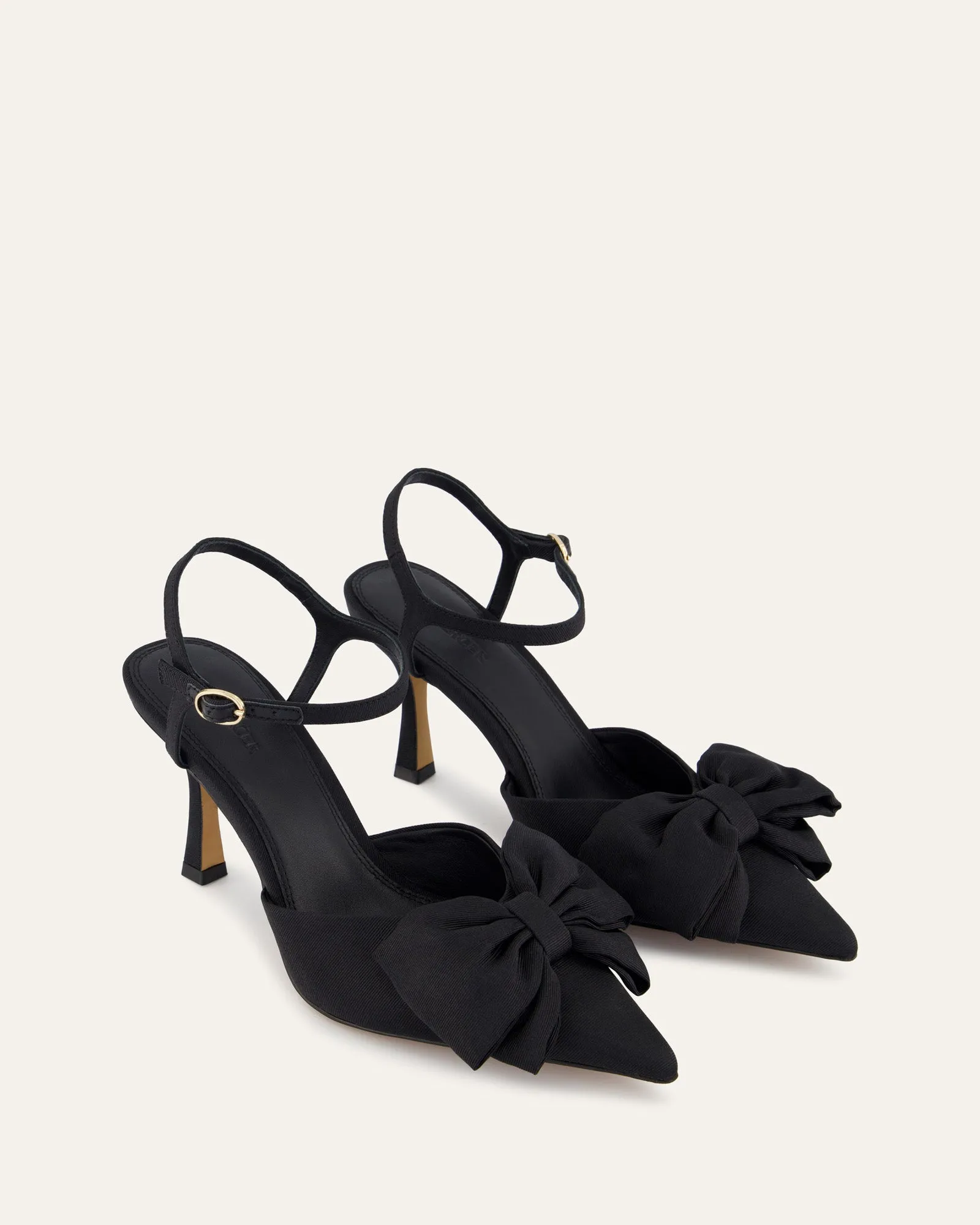 ARIELLE HIGH HEELS BLACK TEXTILE Jo Mercer