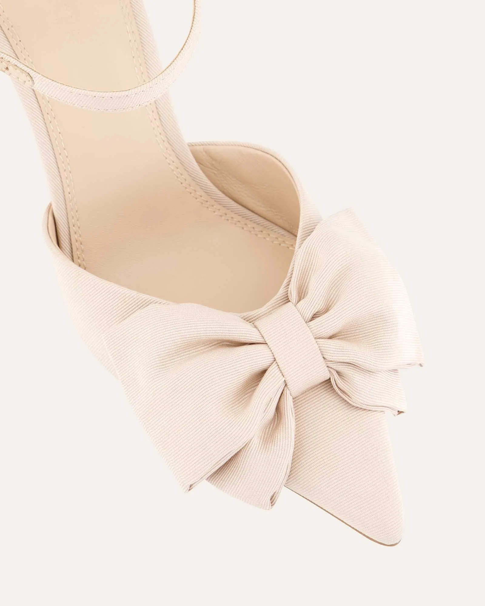 ARIELLE HIGH HEELS BLUSH TEXTILE Jo Mercer