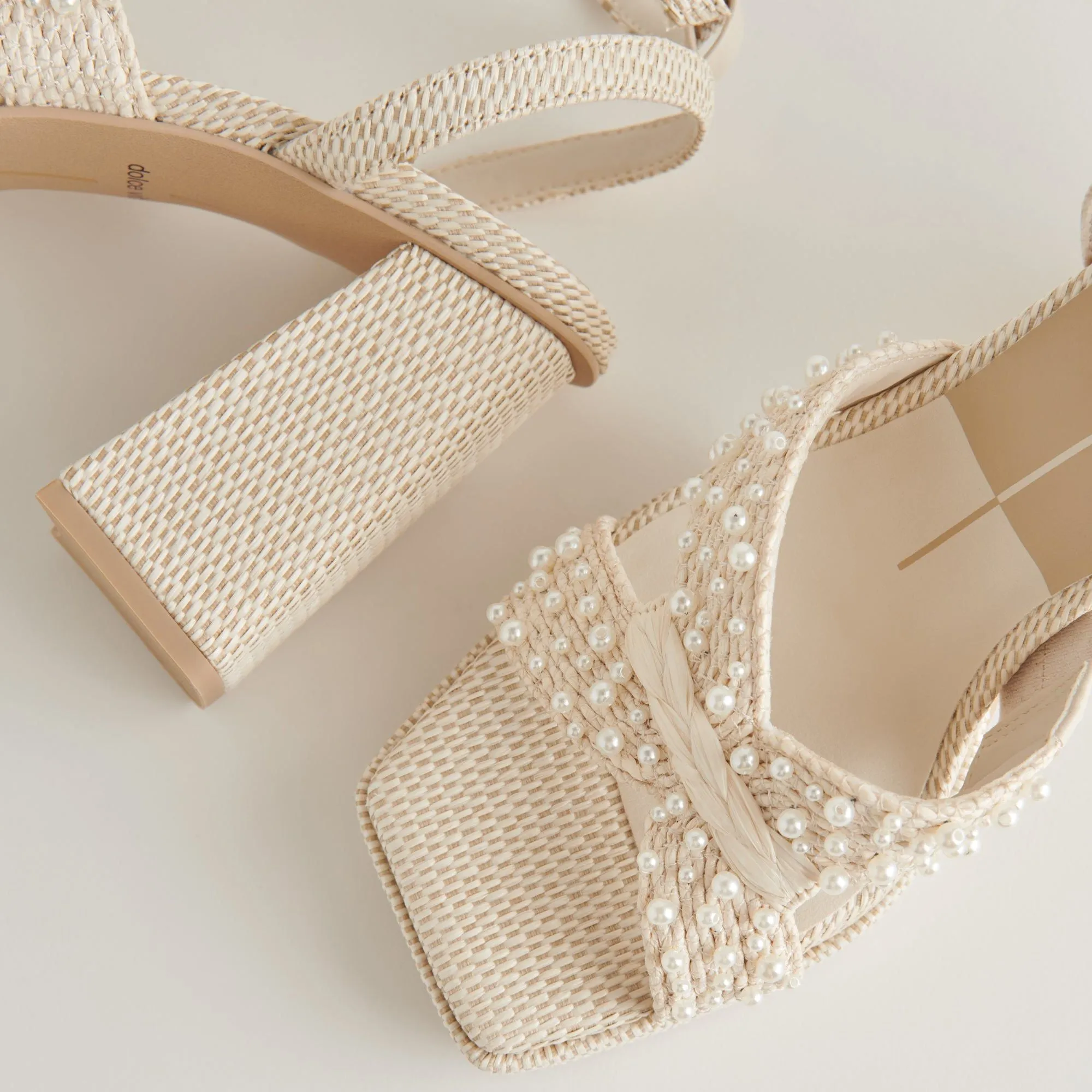 Aries Pearl Heels Vanilla Pearls