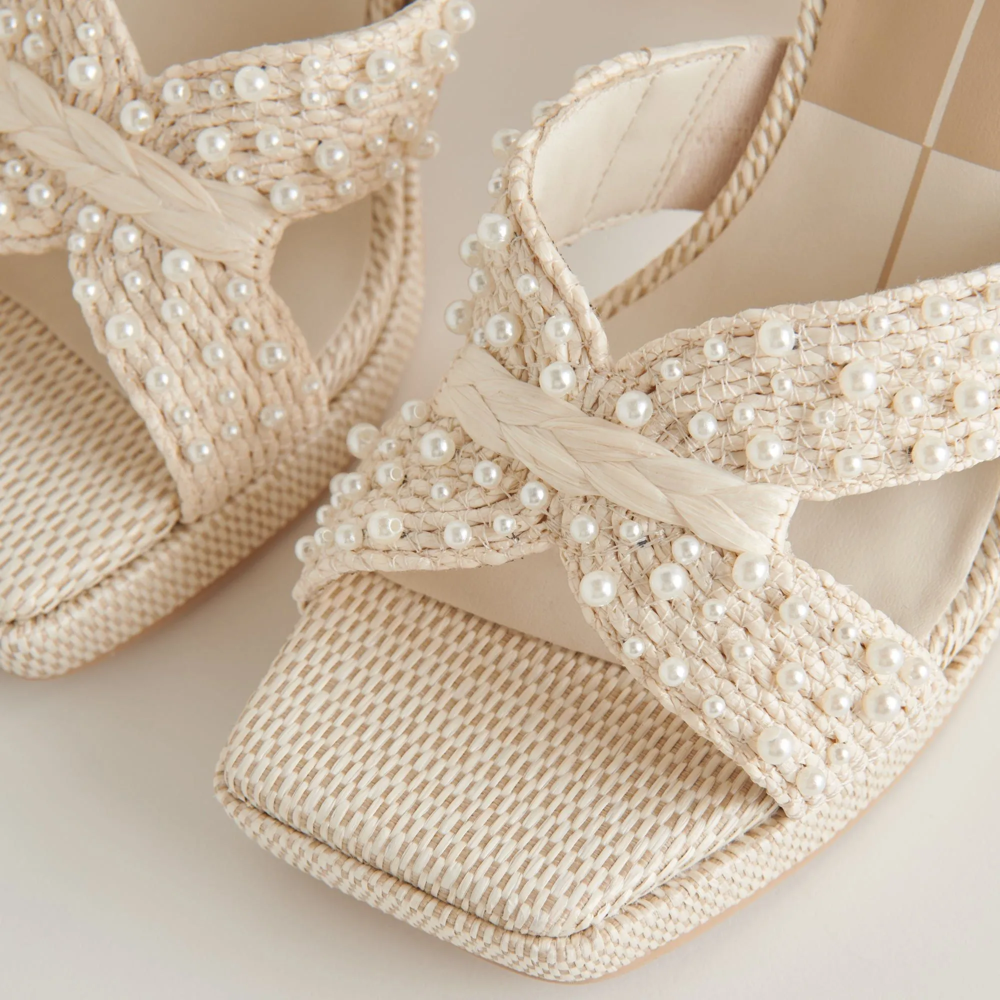 Aries Pearl Heels Vanilla Pearls