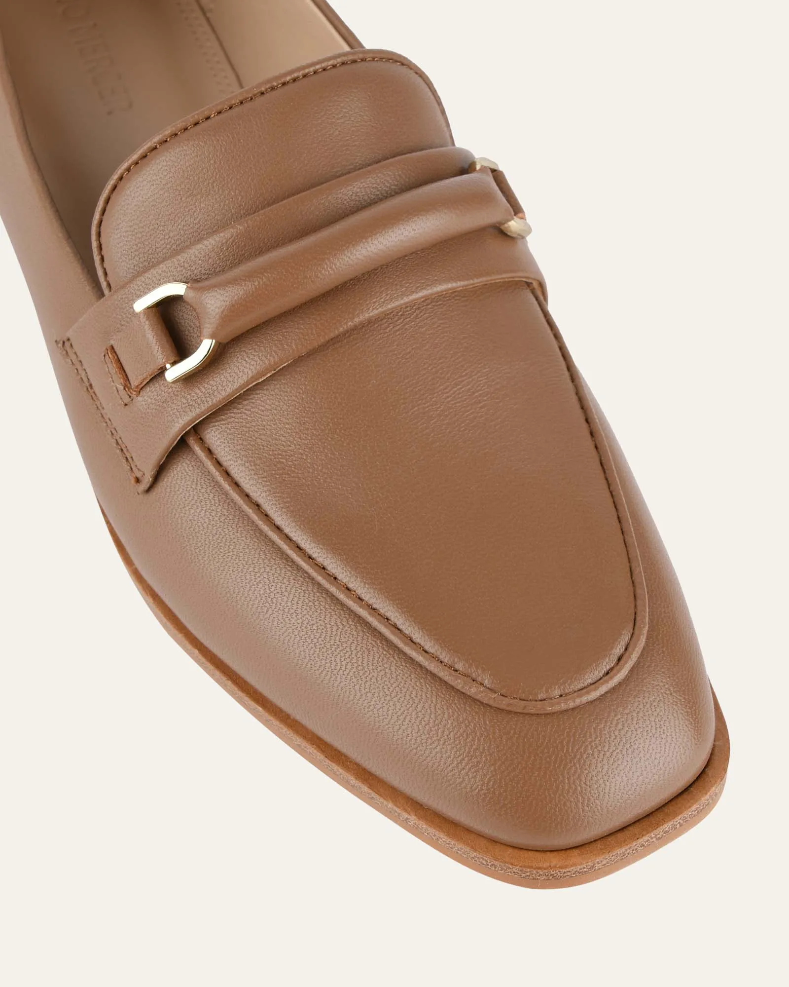 ATHENA LOAFERS CARAMEL LEATHER Jo Mercer