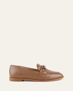 ATHENA LOAFERS CARAMEL LEATHER Jo Mercer