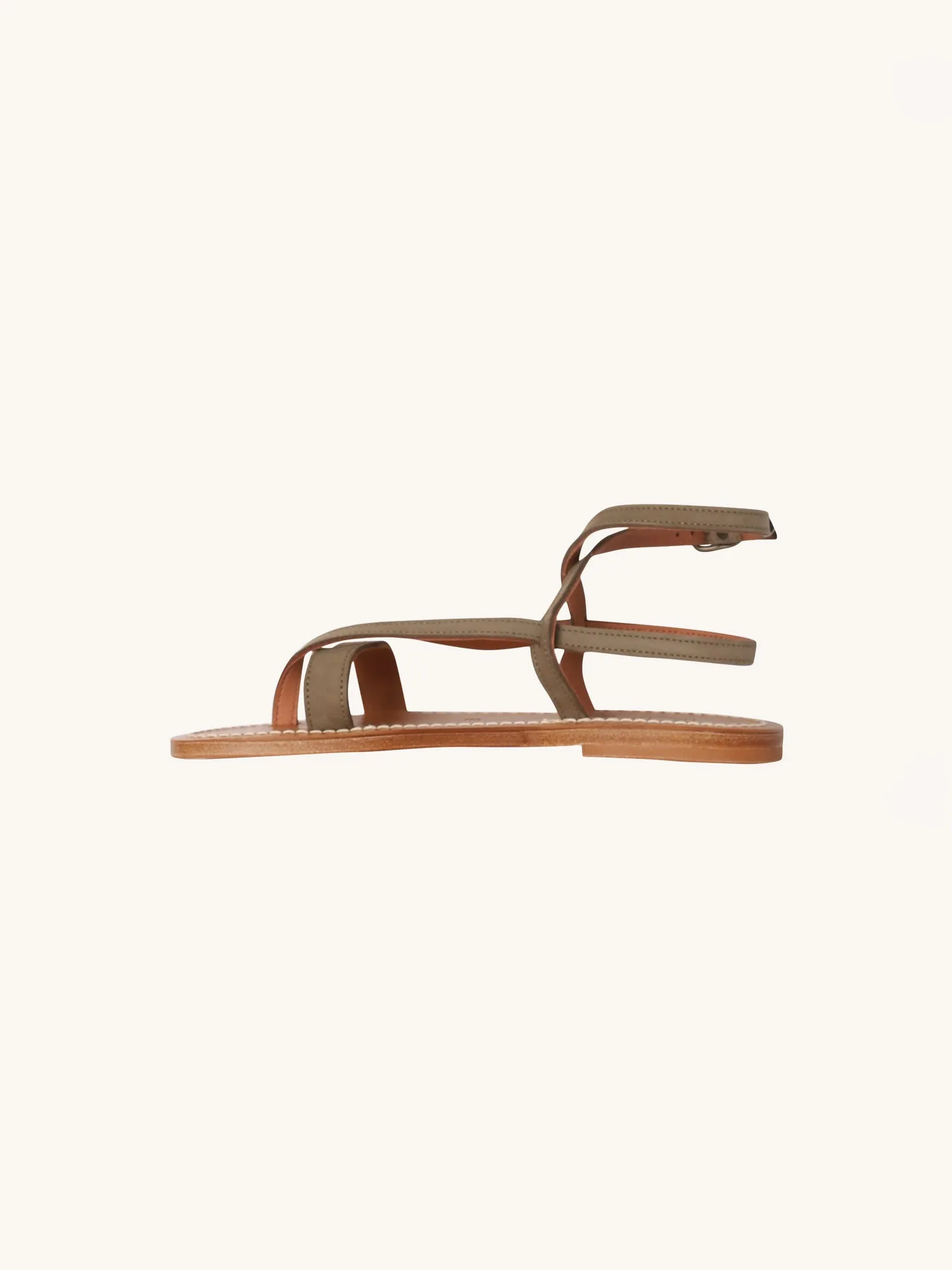Aubigne Sandal in Kaki