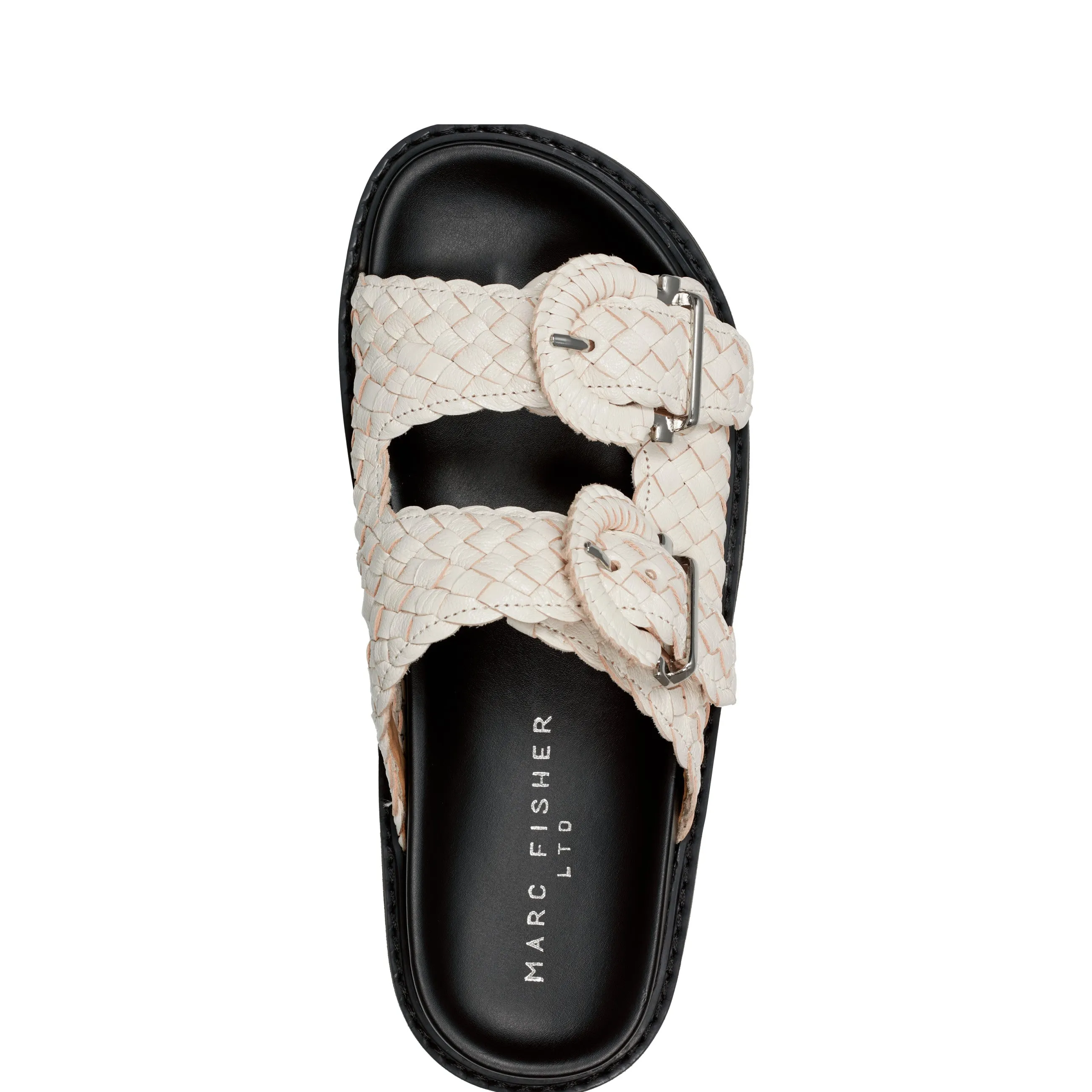 Auggie Woven Footbed Sandal -MARC FISHER