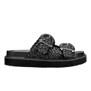 Auggie Woven Footbed Sandal -MARC FISHER