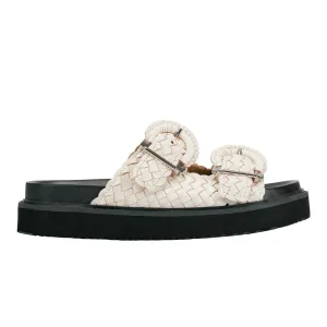 Auggie Woven Footbed Sandal -MARC FISHER