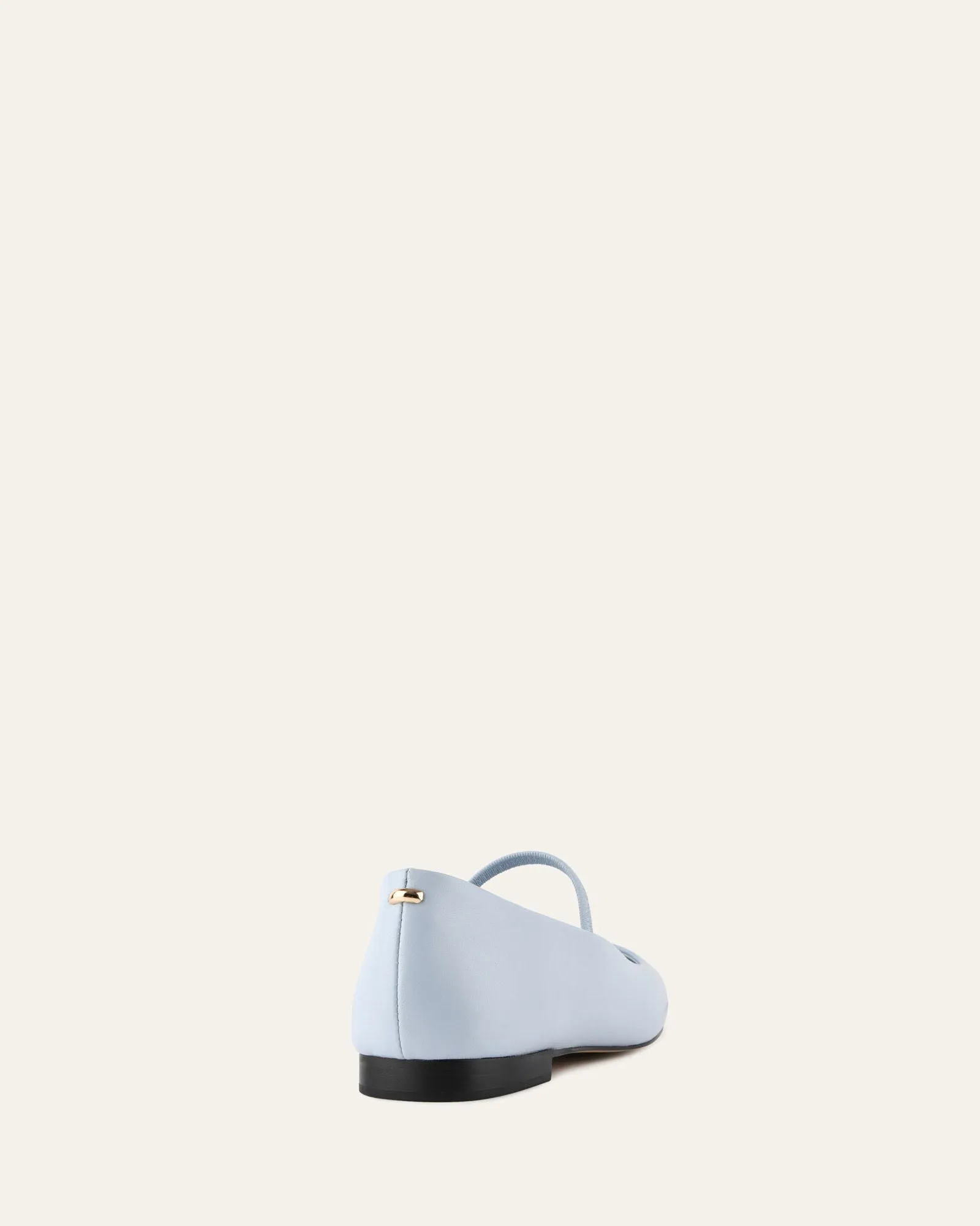 AVERY CASUAL FLATS MIST BLUE LEATHER Jo Mercer