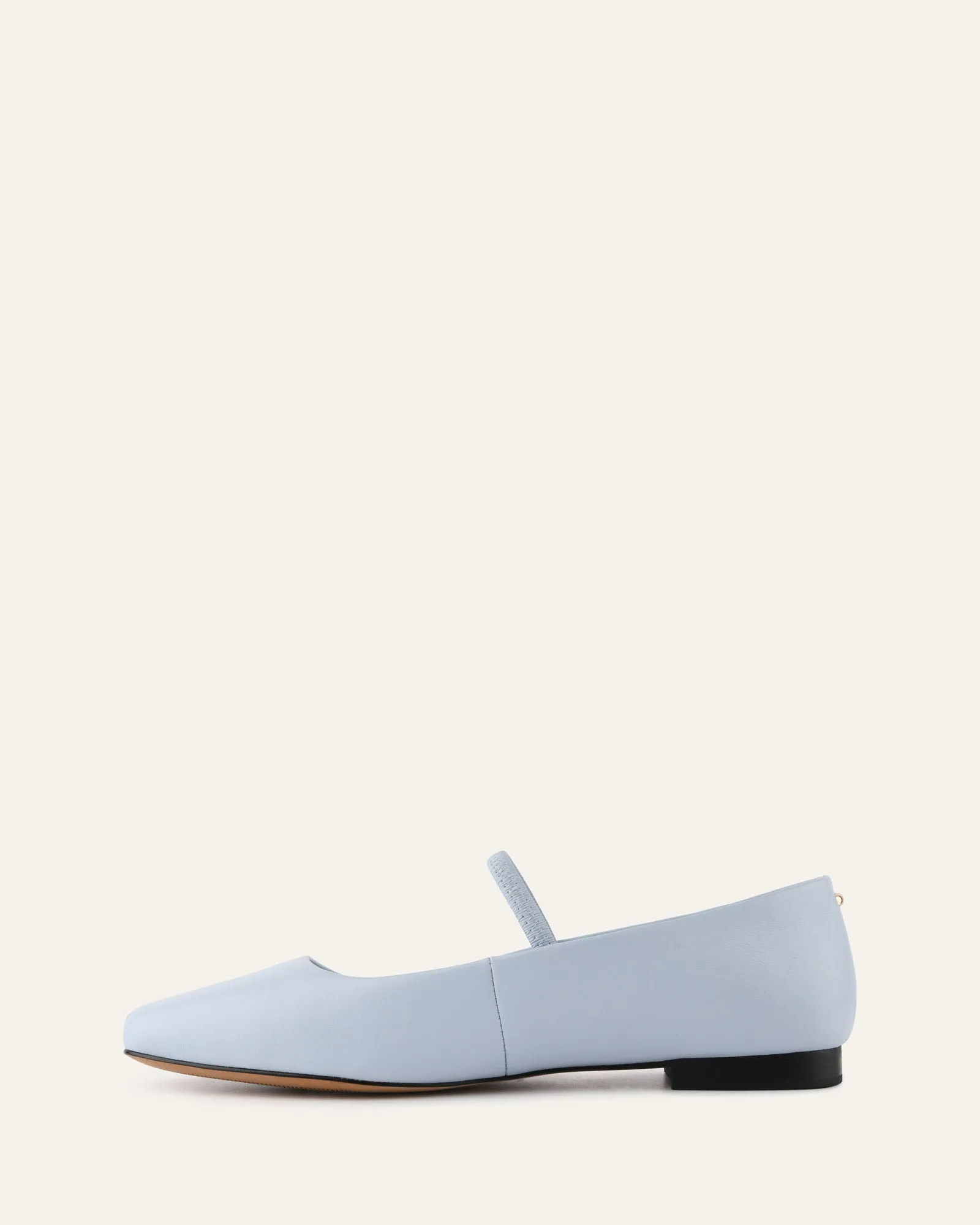 AVERY CASUAL FLATS MIST BLUE LEATHER Jo Mercer
