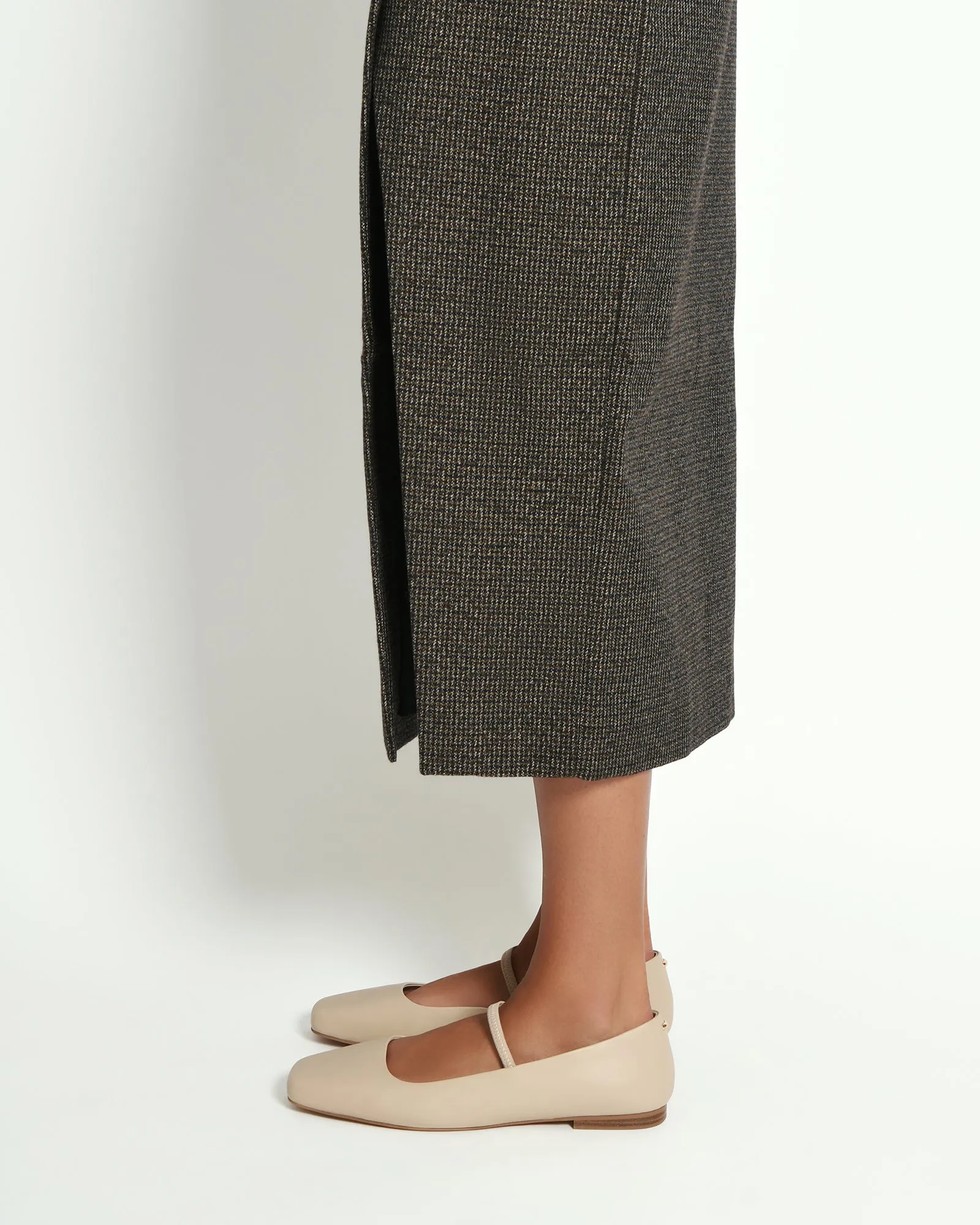 AVERY CASUAL FLATS SAND LEATHER Jo Mercer