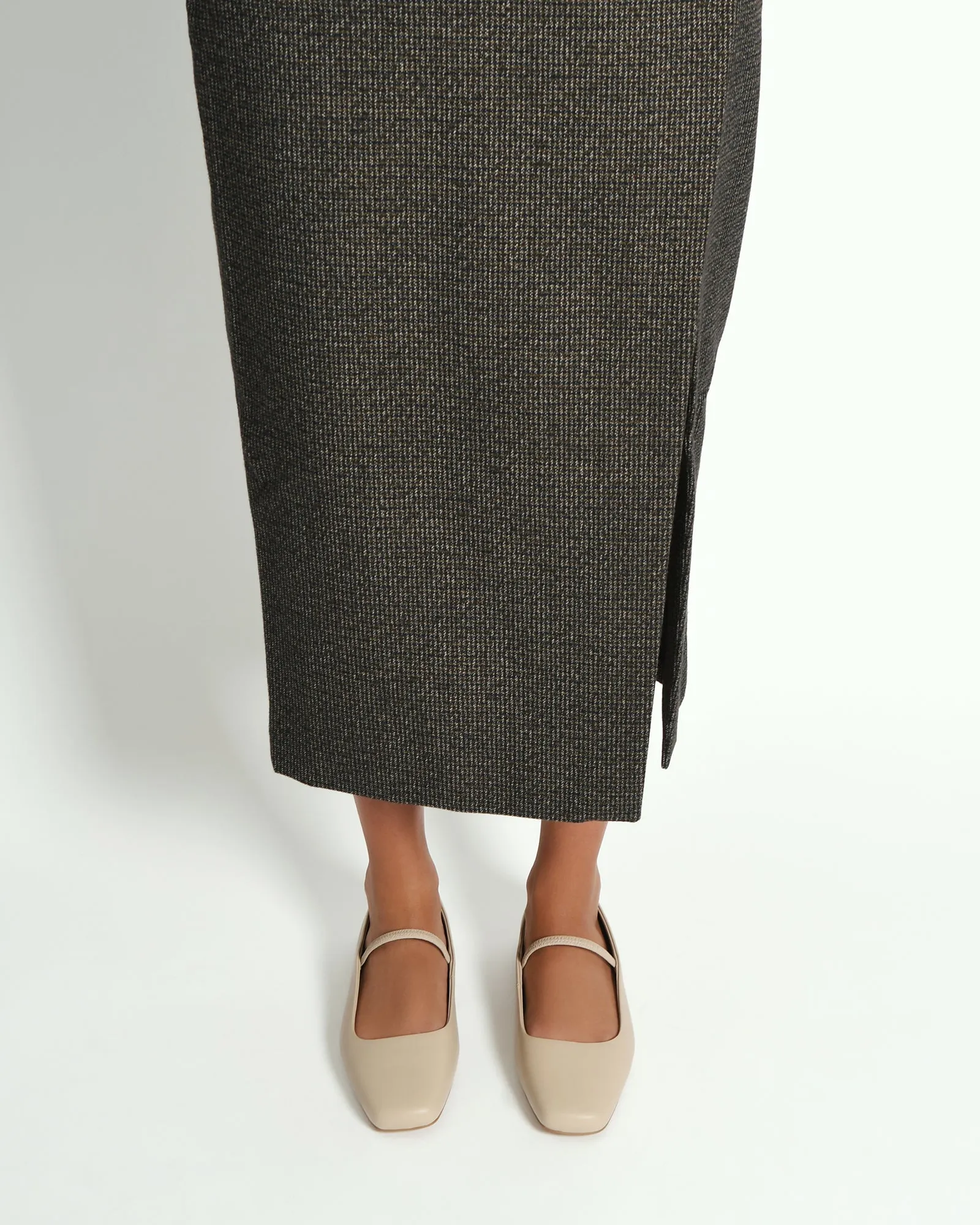 AVERY CASUAL FLATS SAND LEATHER Jo Mercer