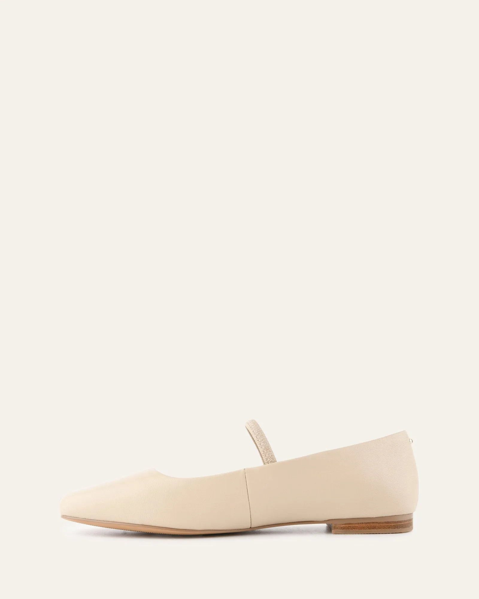 AVERY CASUAL FLATS SAND LEATHER Jo Mercer