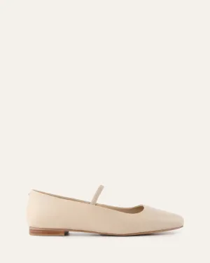 AVERY CASUAL FLATS SAND LEATHER Jo Mercer
