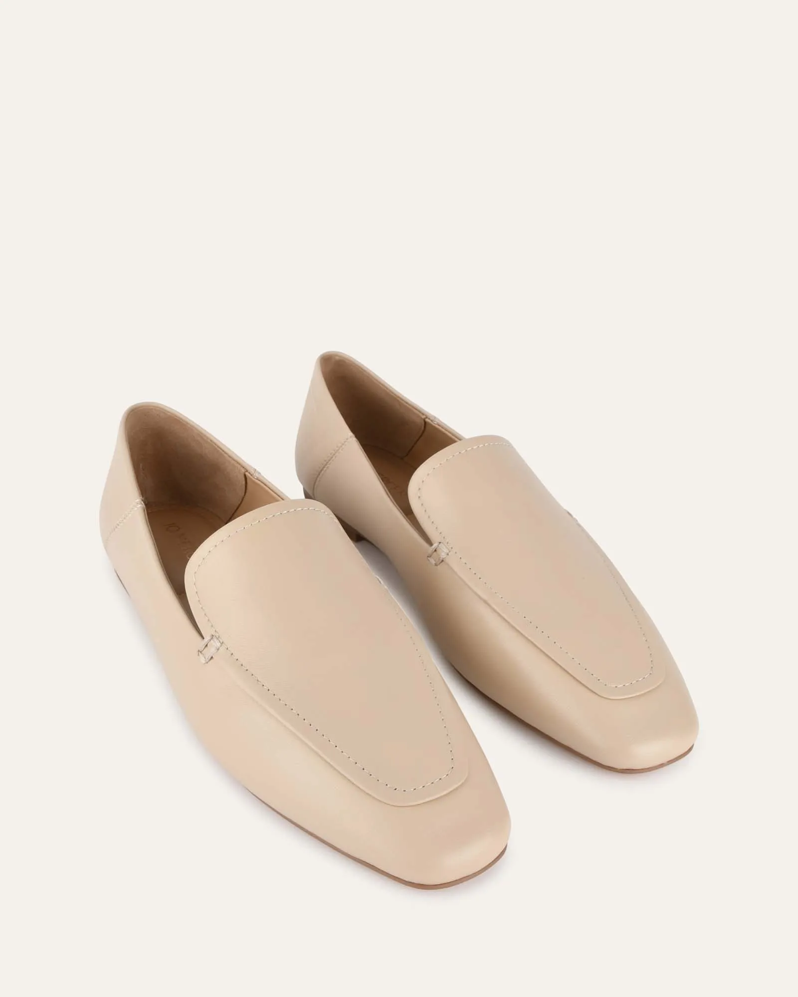 BEAN LOAFERS SAND LEATHER Jo Mercer