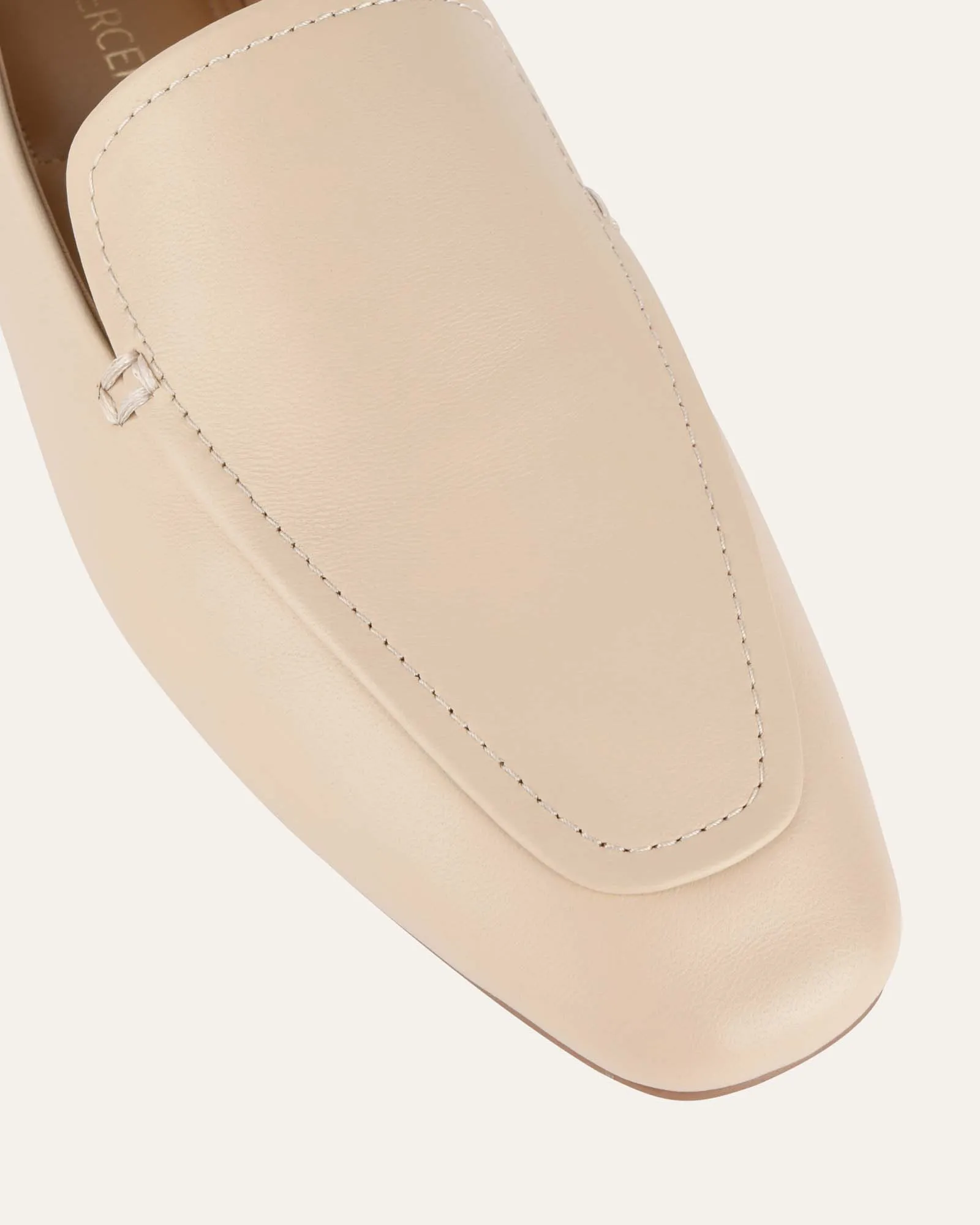 BEAN LOAFERS SAND LEATHER Jo Mercer