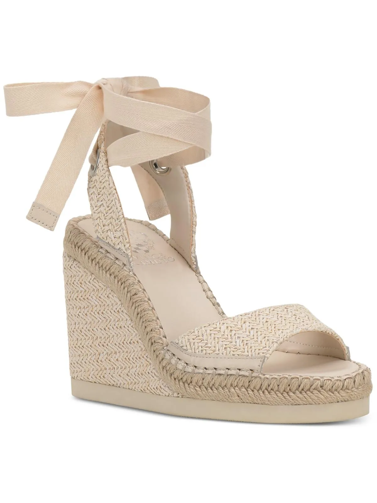 Bendsen Womens Wedge Peep Toe Espadrilles