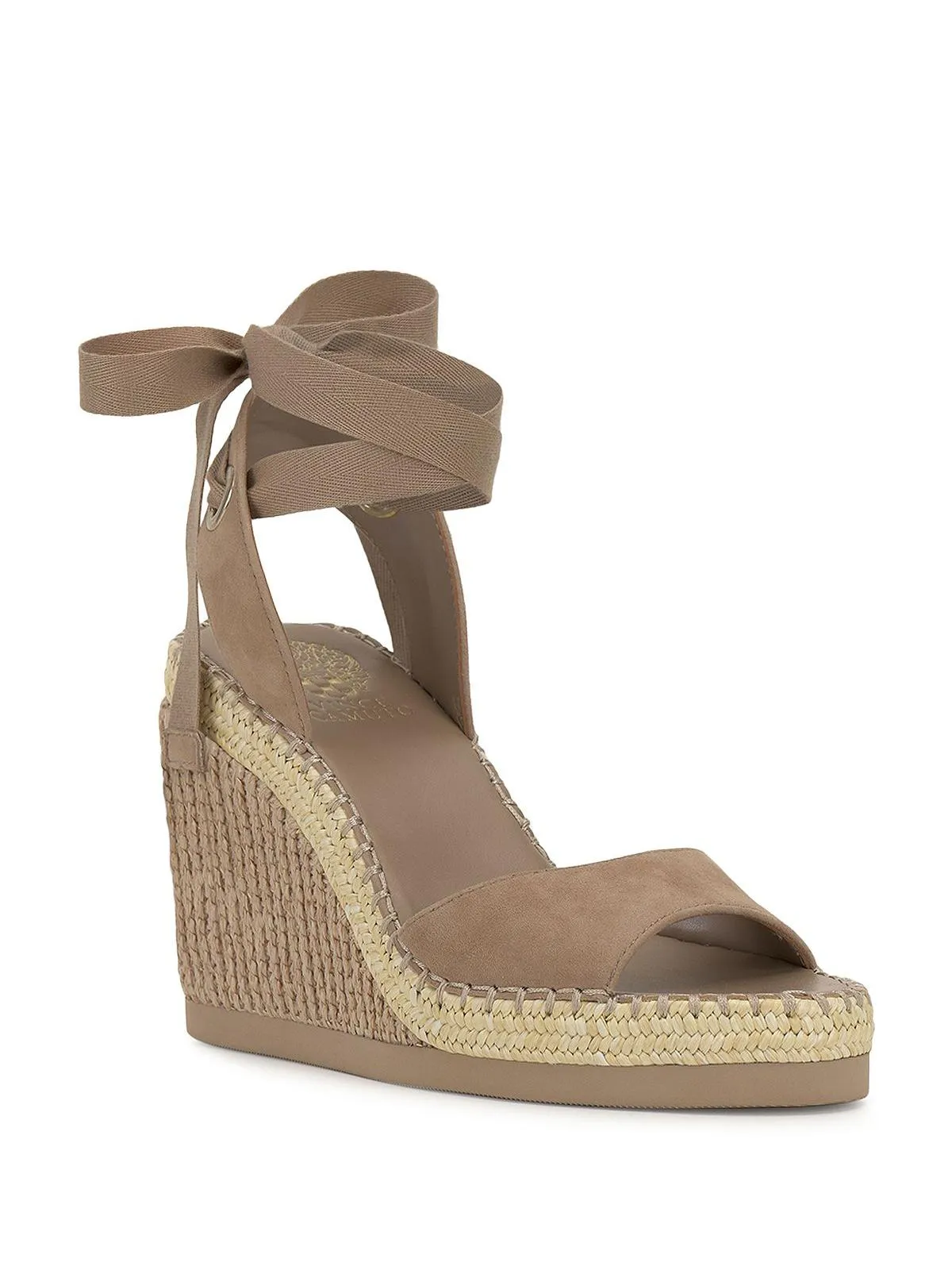 Bendsen Womens Wedge Peep Toe Espadrilles