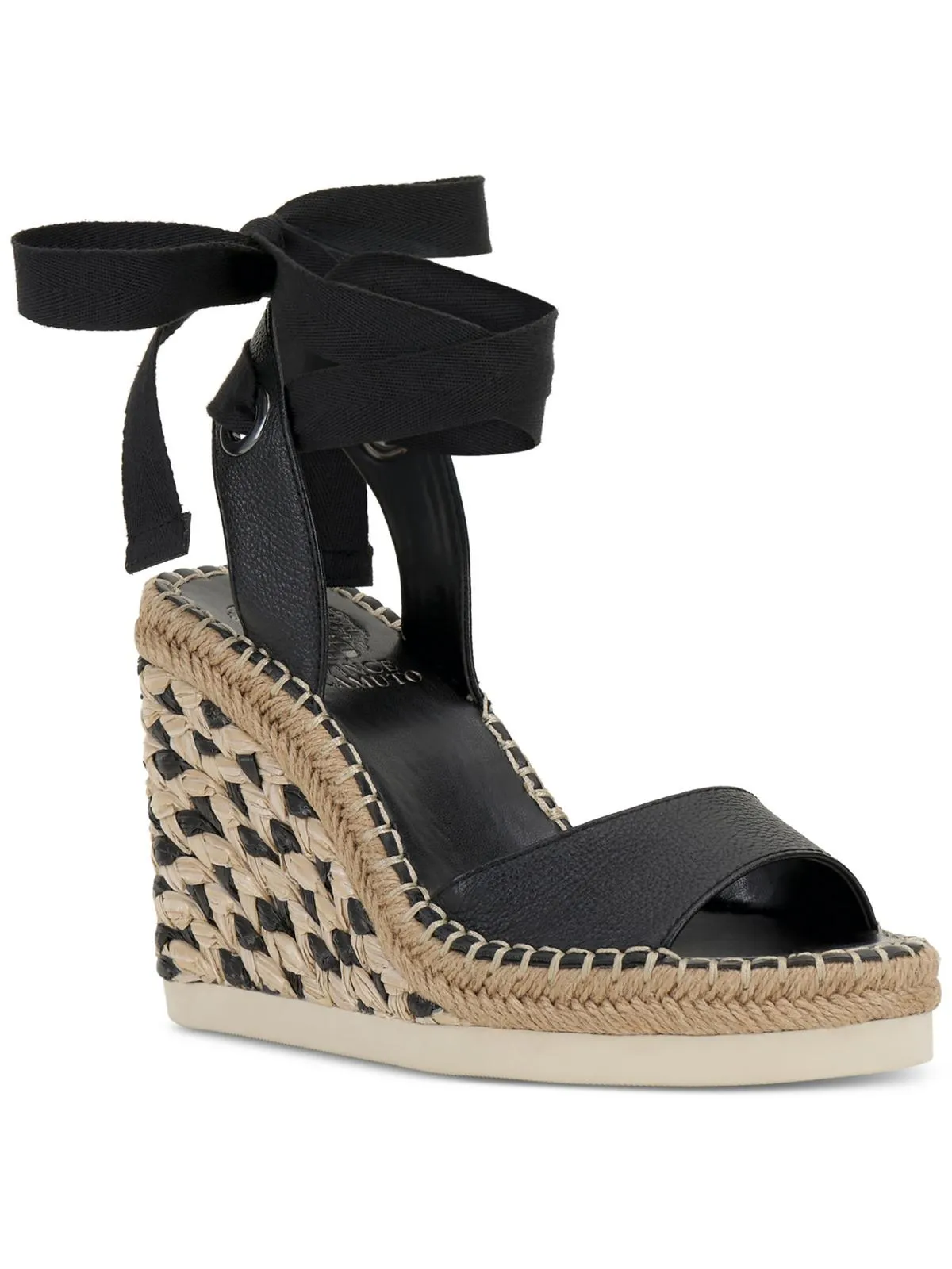 Bendsen Womens Wedge Peep Toe Espadrilles
