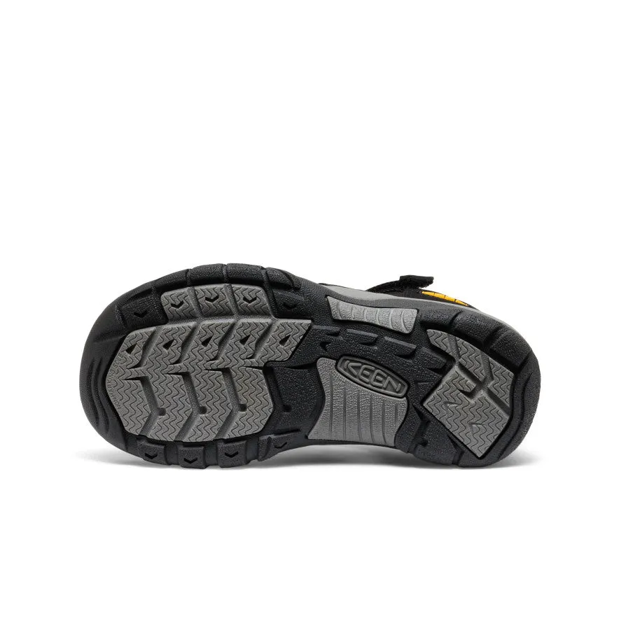 Big Kids' Newport H2  |  Black/Keen Yellow KEEN