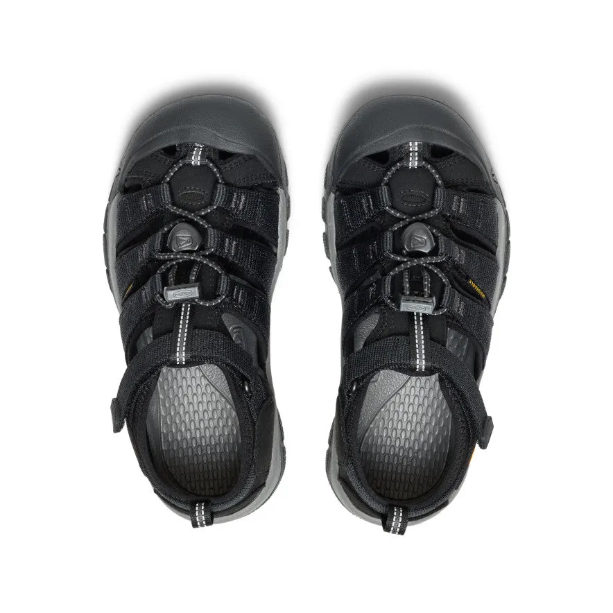 Big Kids' Newport H2  |  Black/Keen Yellow KEEN